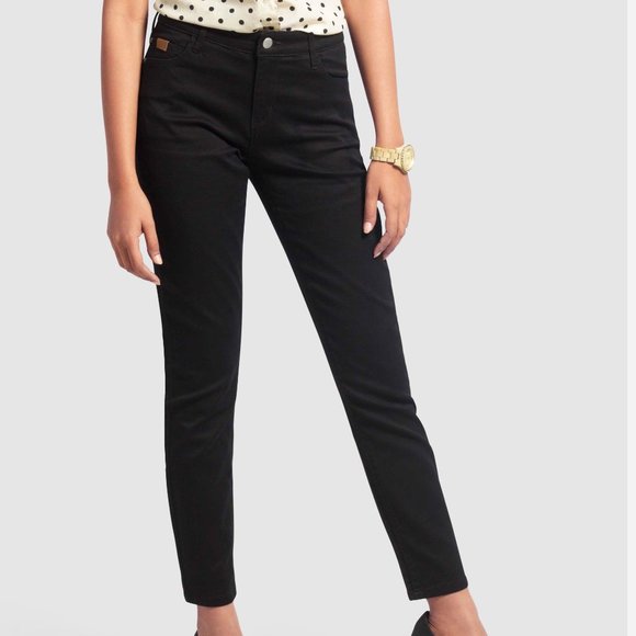 OLGYN Denim - OLGYN Women’s Stretch Black Denim Pant Skinny Fit
